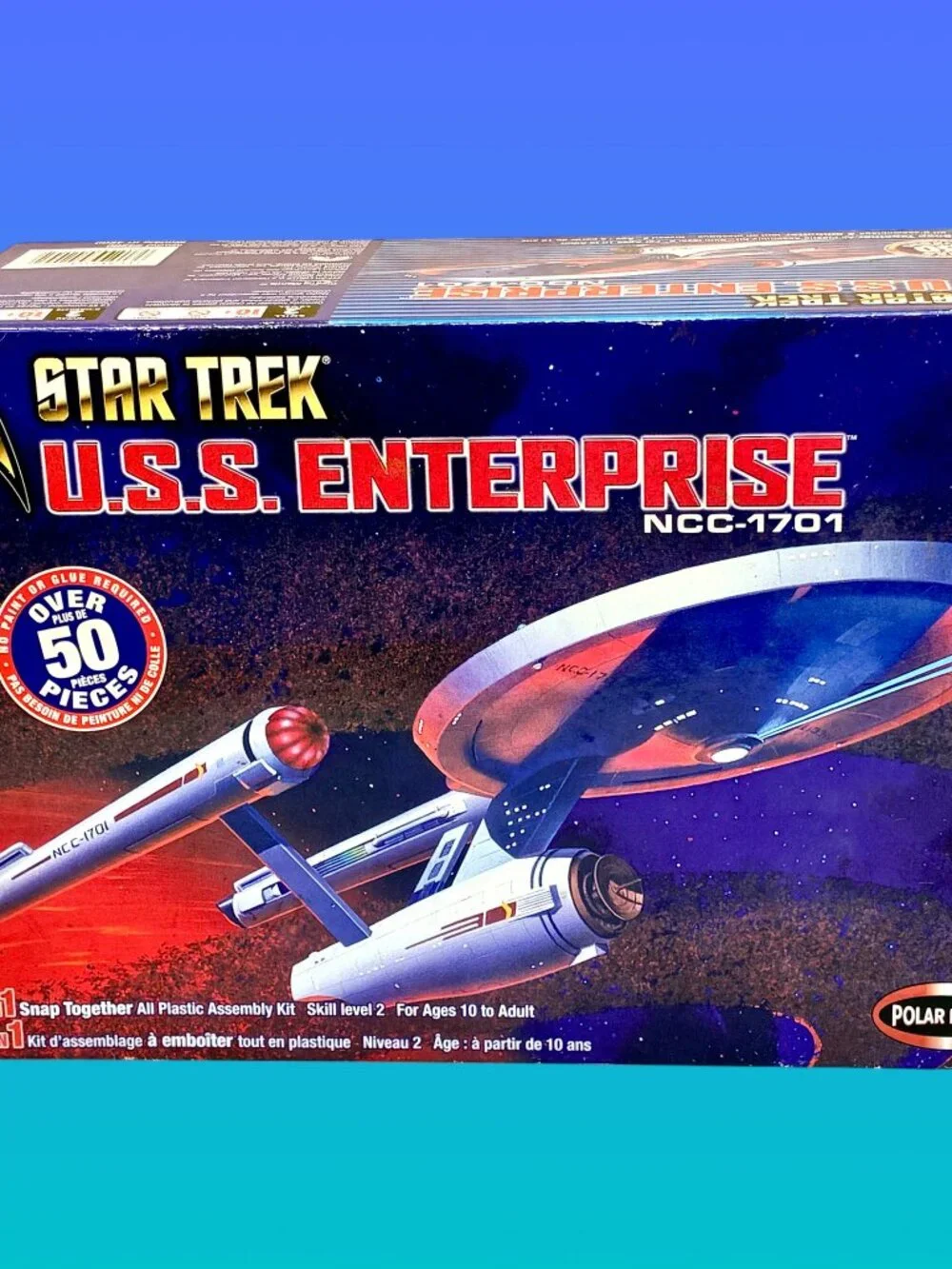 Star Trek USS Enterprise NCC-1701 3-in-1 SNAP Together Model Kit Polar Lights